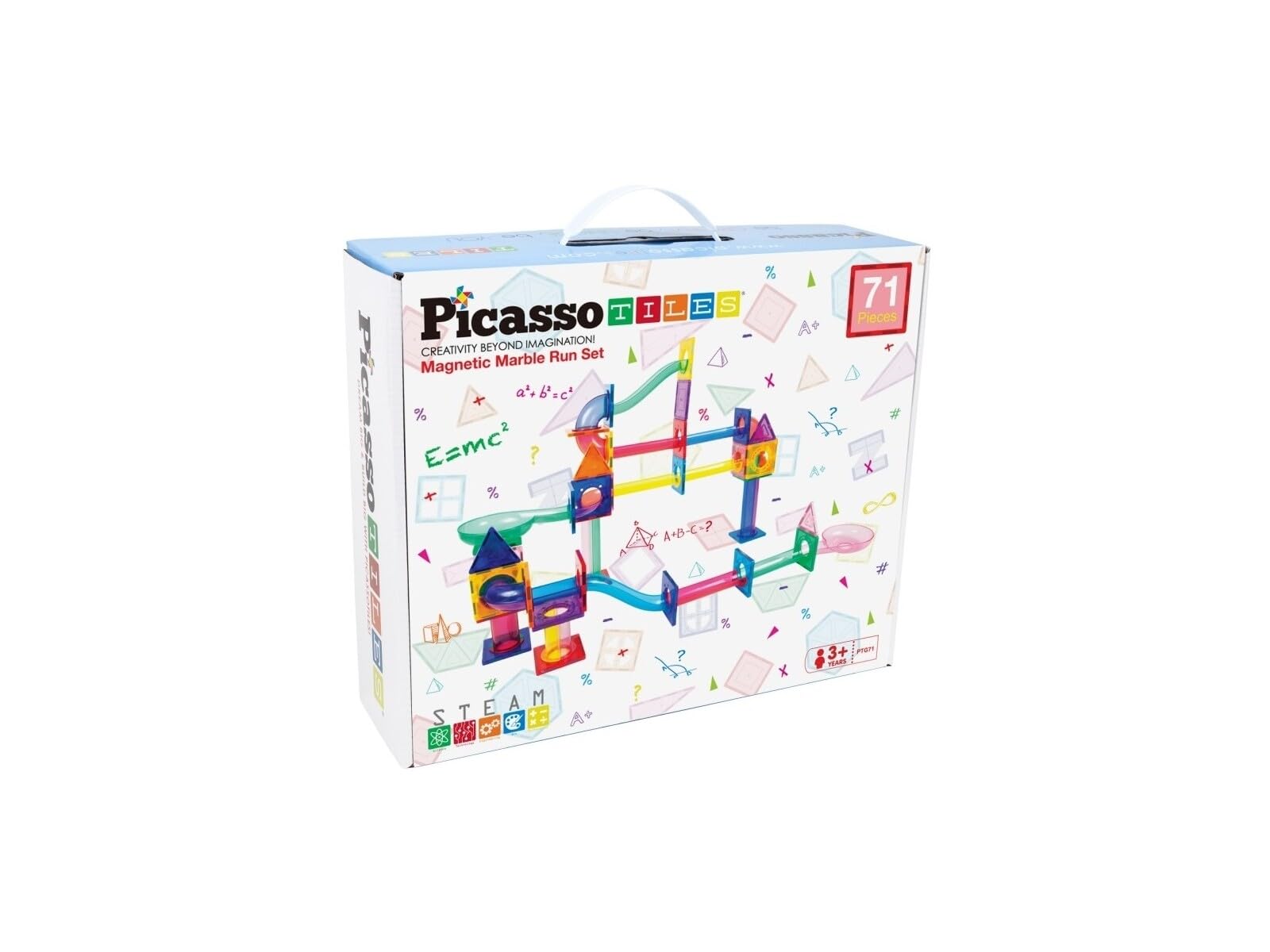 Picasso Tiles Circuit de Canines magnétiques pour enfants âgés de 3 à 8 ans à utiliser à la maison ou en classevertikal 